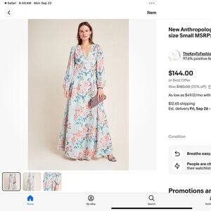 Yumi Kim Floral Maxi Dress - Blue and Pink Juliette Maxi